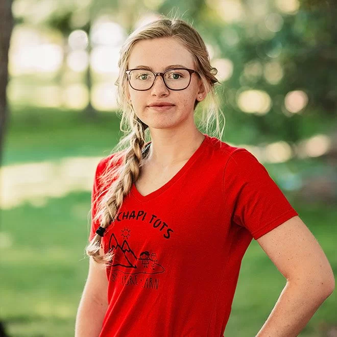 May contain: braid, hair, person, and blonde