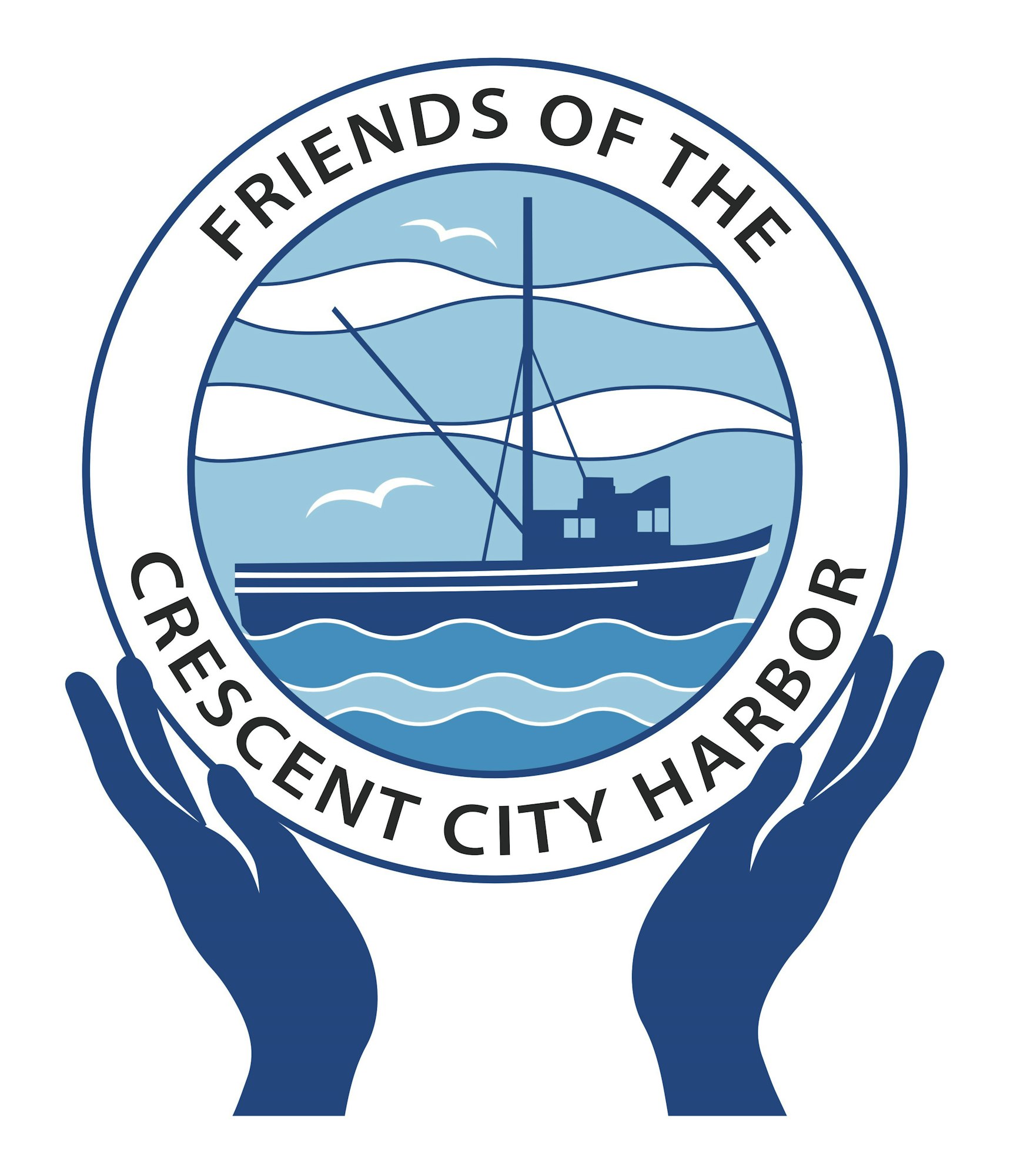 Friends of the Crescent City Harbor Logo