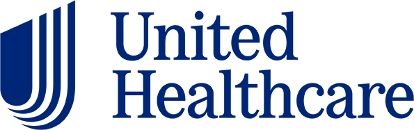 The logo of UnitedHealthcare with dark blue text and a stylized "U" design.