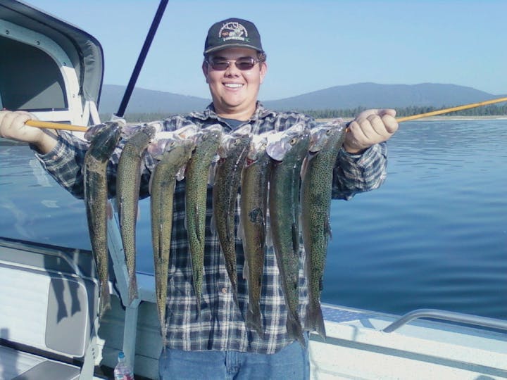 May contain: human, person, animal, and fish