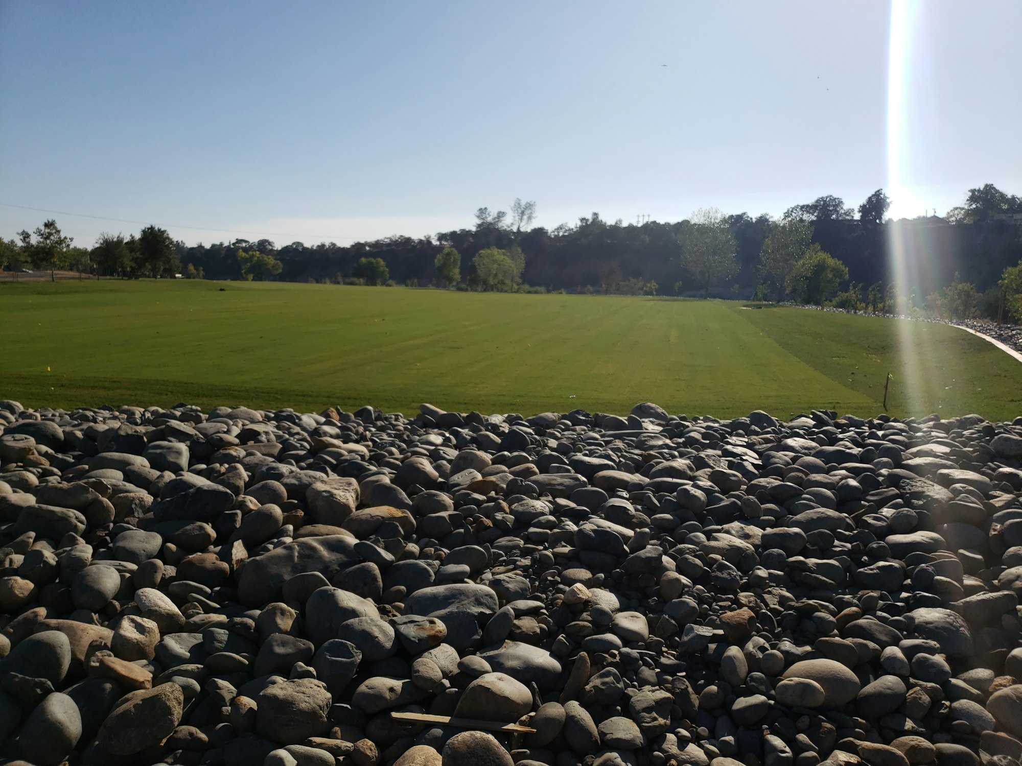 May contain: rocks, field, nature, grass