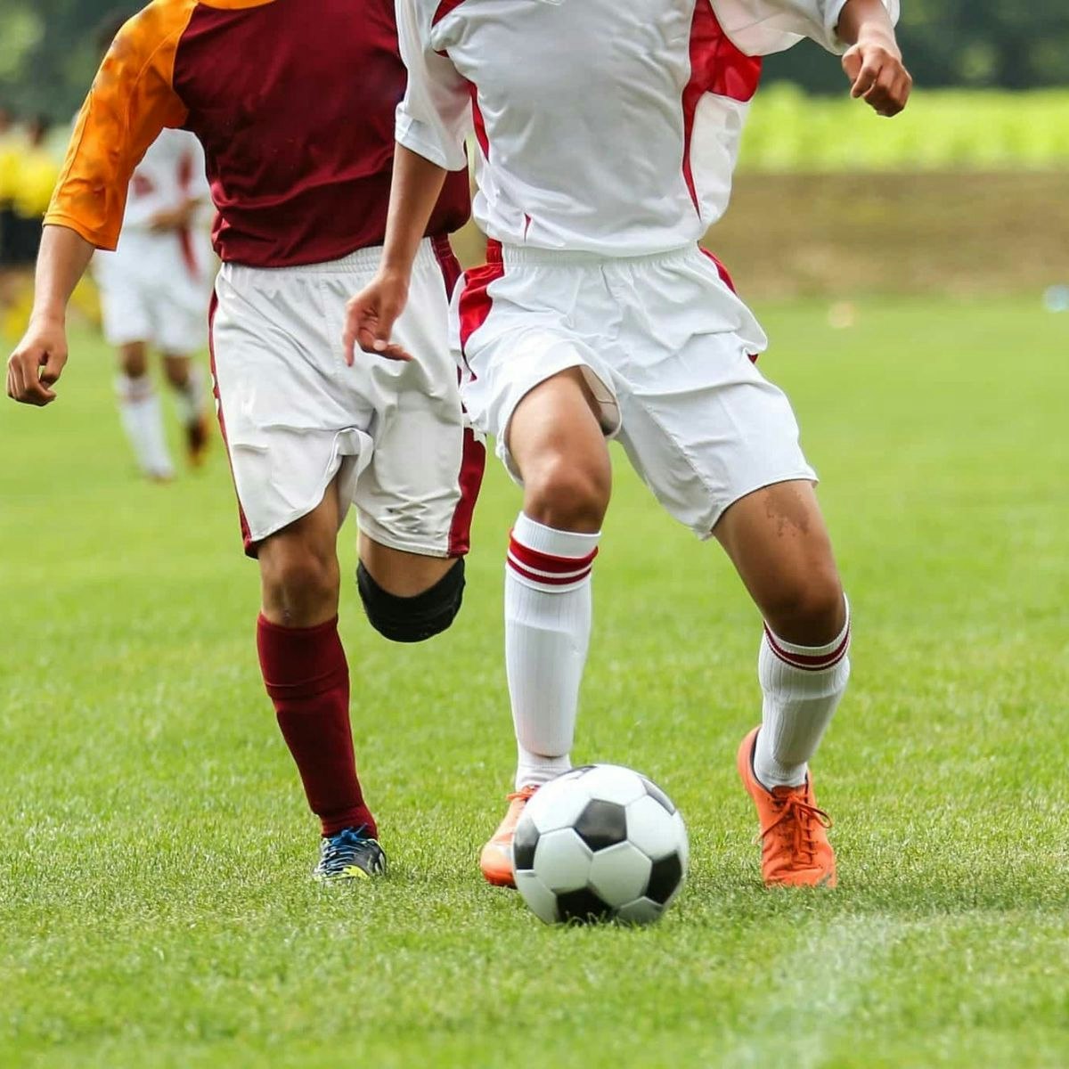 May contain: human, person, people, soccer ball, sport, football, team, soccer, sports, ball, and team sport