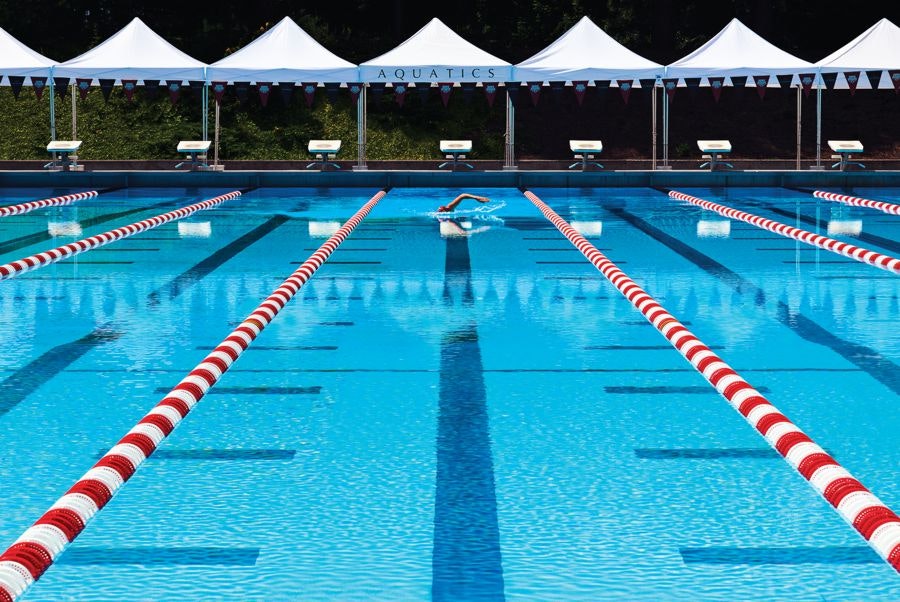 May contain: sport, swimming, sports, water, and pool