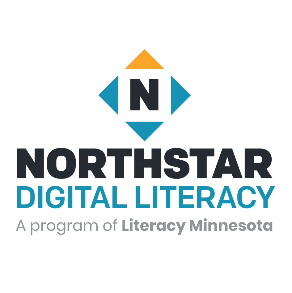 The image features the logo for Northstar Digital Literacy, a program by Literacy Minnesota.