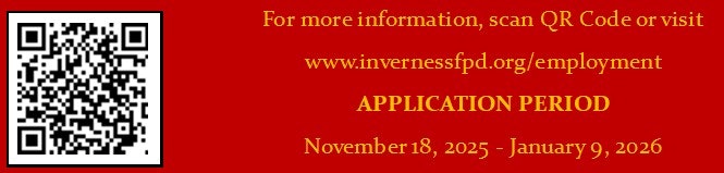 Information about an application period from November 18, 2025, to January 9, 2026. Visit the website or scan the QR code for details.
