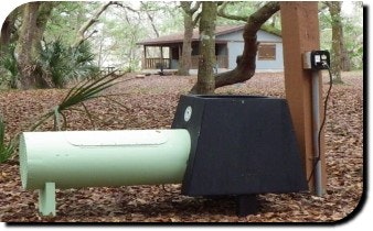 Suction trap used to collect adult mosquitoes