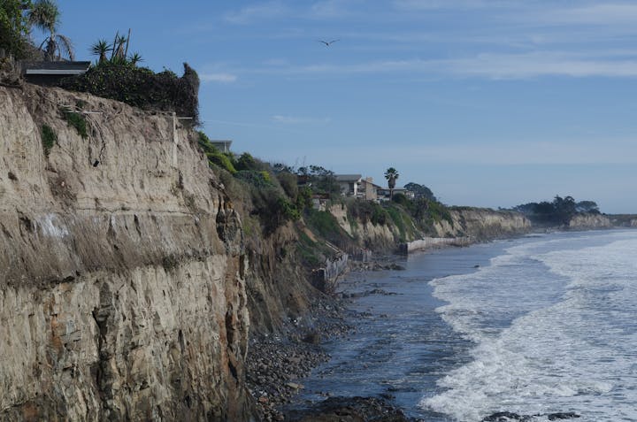 May contain: cliff, nature, outdoors, promontory, water, animal, bird, and sea