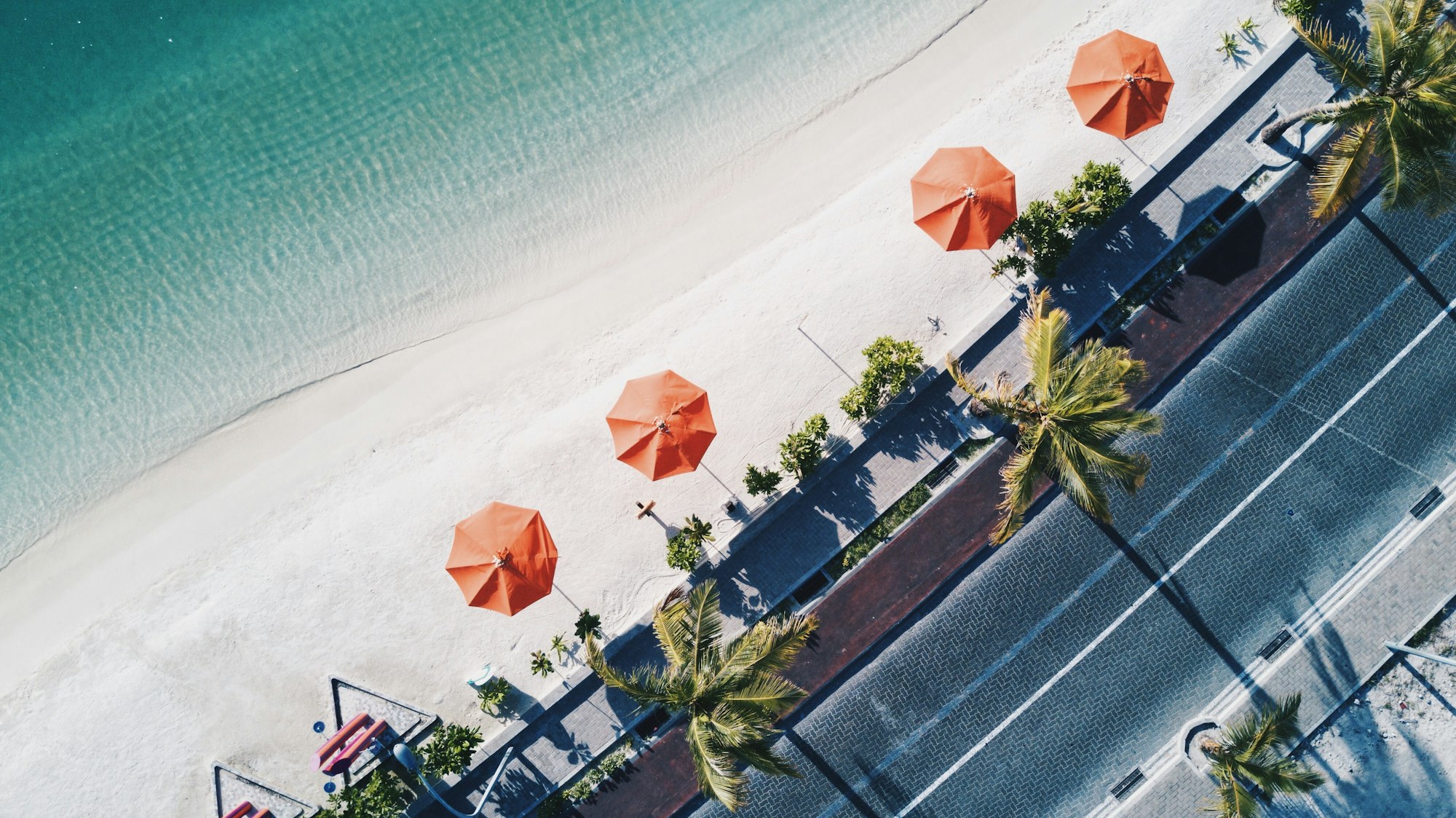 May contain: umbrella, canopy, and summer