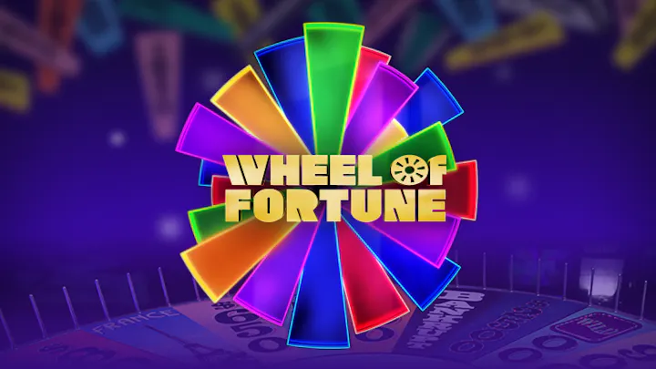 An image of the colorful "Wheel of Fortune" logo, featuring a vibrant wheel and game board elements.