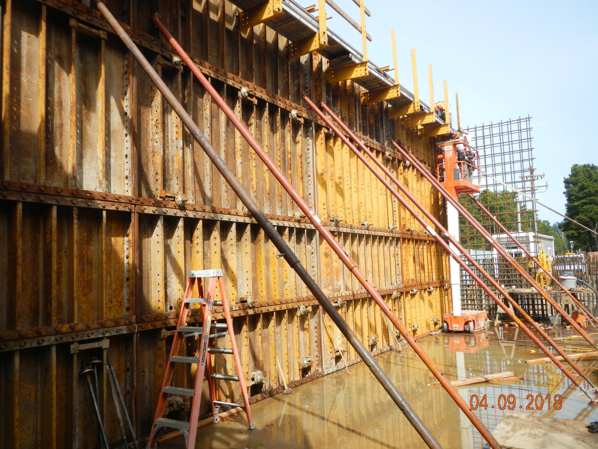 May contain: wood and construction