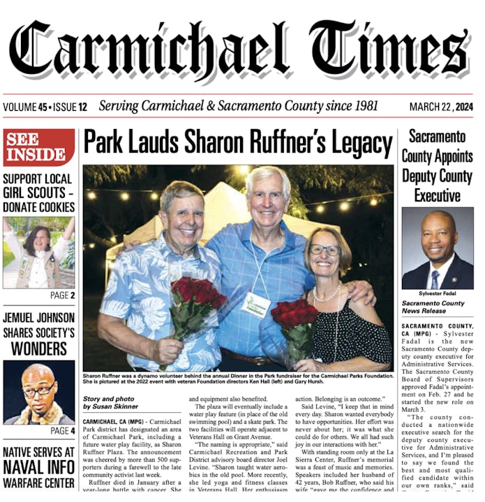 Image of a newspaper front page with headlines and photos of several individuals.