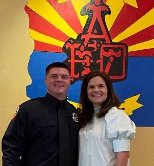 Firefighter Joshua Rodriguez