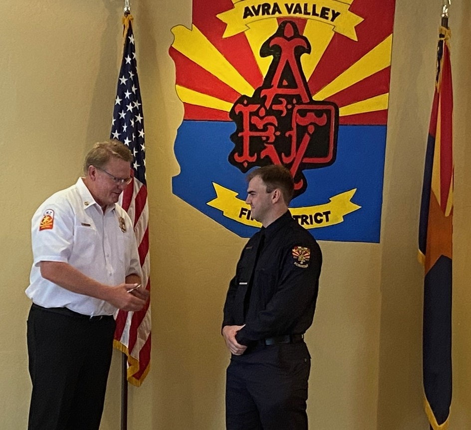 Welcome Firefighter Andrew Winkel, April 2022