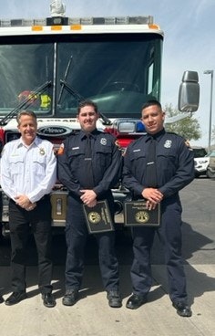 HazMat Technician Graduates Murphy and Gonzalez, April 2023