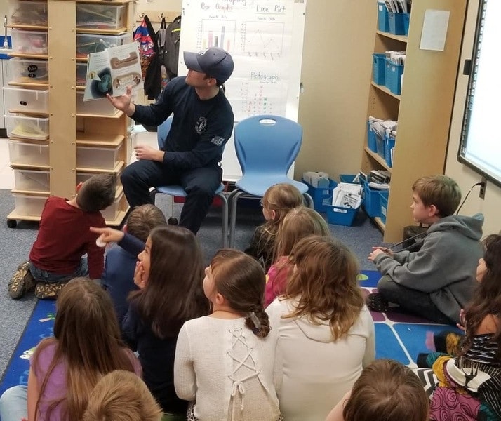 Avra participates in Love of Reading Week, Feb 2019