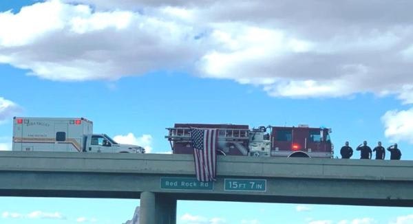 Salute to Fallen Firefighters, Red Rock Bridge, Feb 2019