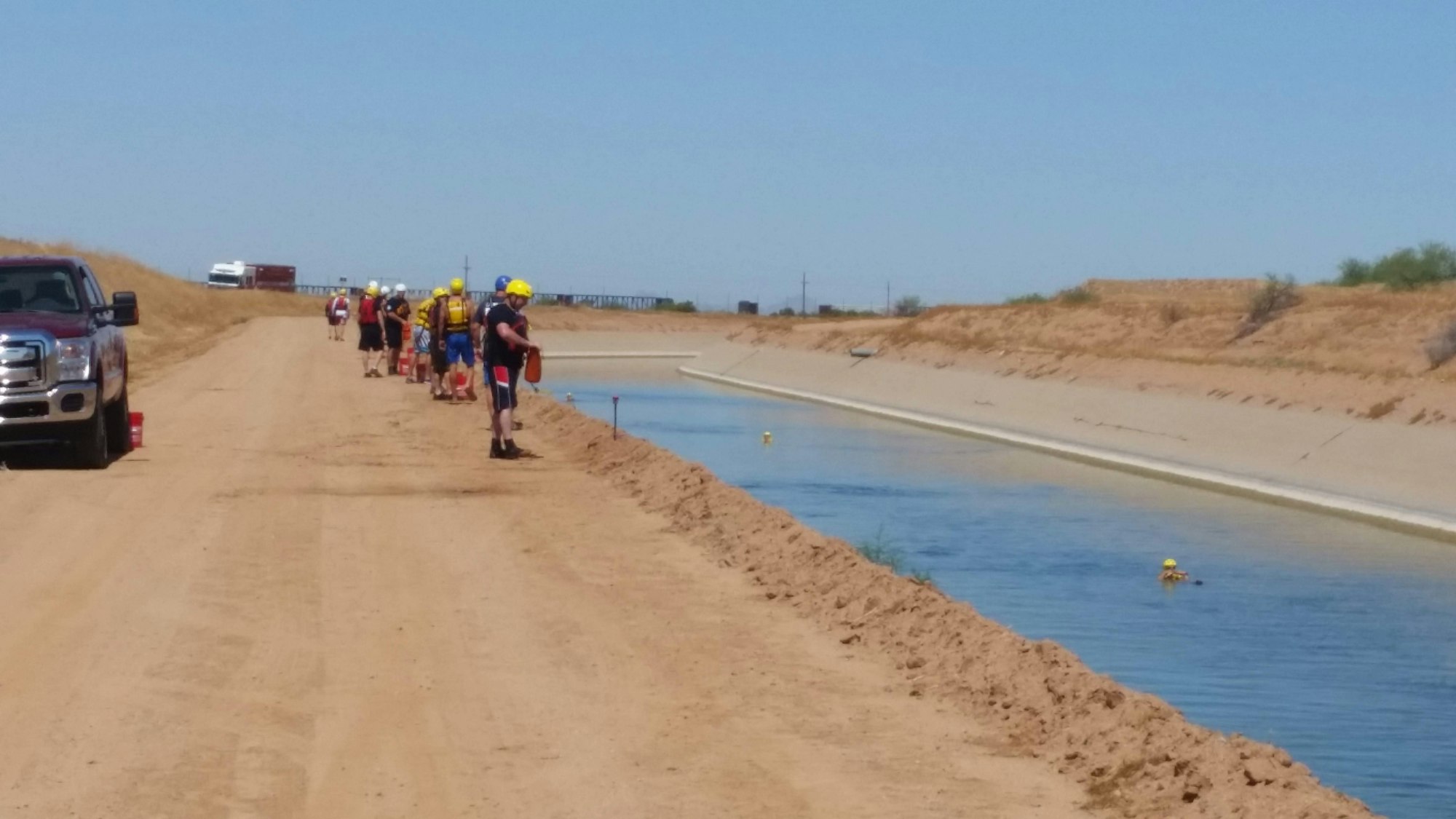 TRT - Swift Water rescue training at CAP Canal