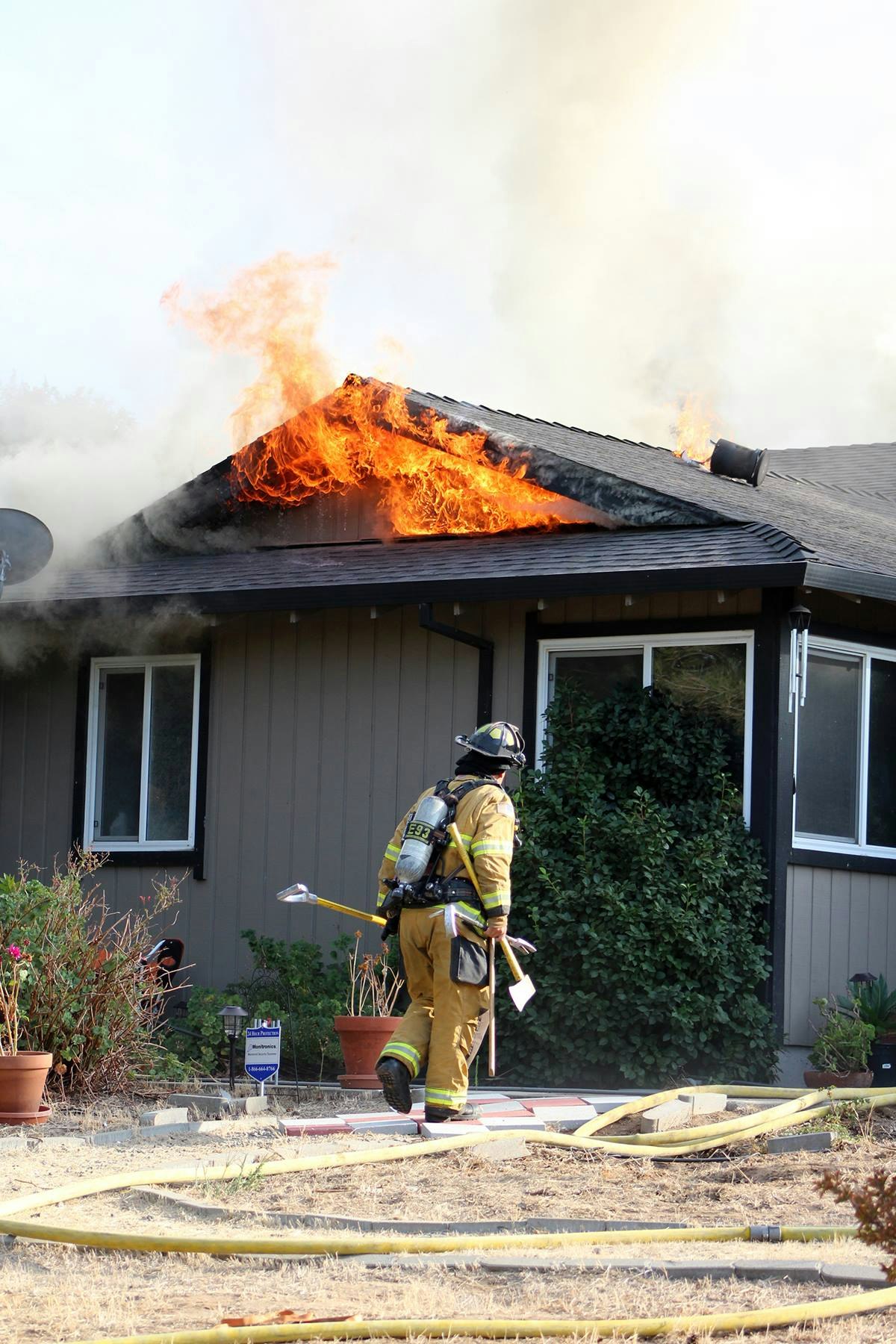 May contain: person, human, and fireman