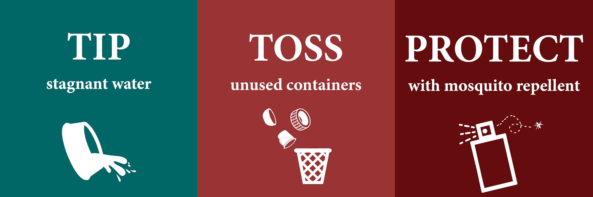 tip toss protect campaign banner