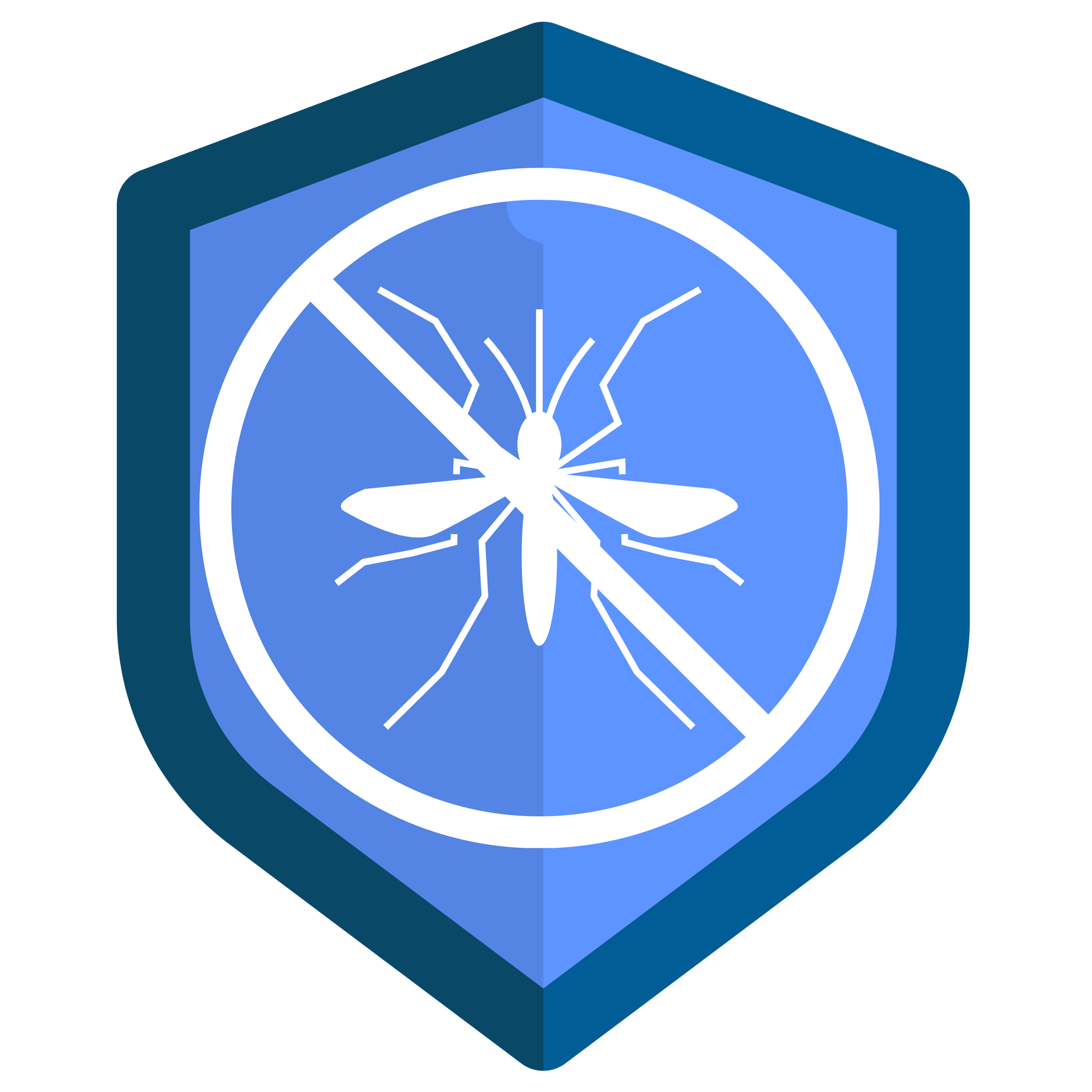 Mosquito shield thanks to repellent