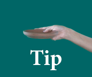 Tip, toss, protect