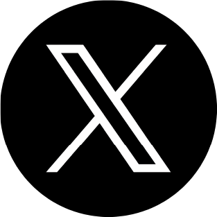 The image features a stylized white "X" on a black background, representing the logo of the platform formerly known as Twitter.