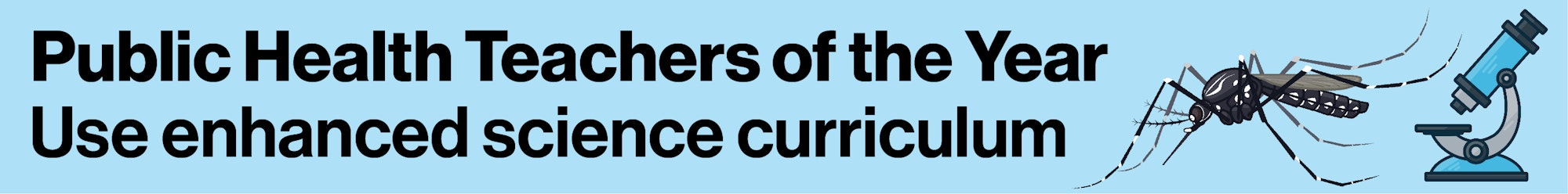 public health teachers banner ad
