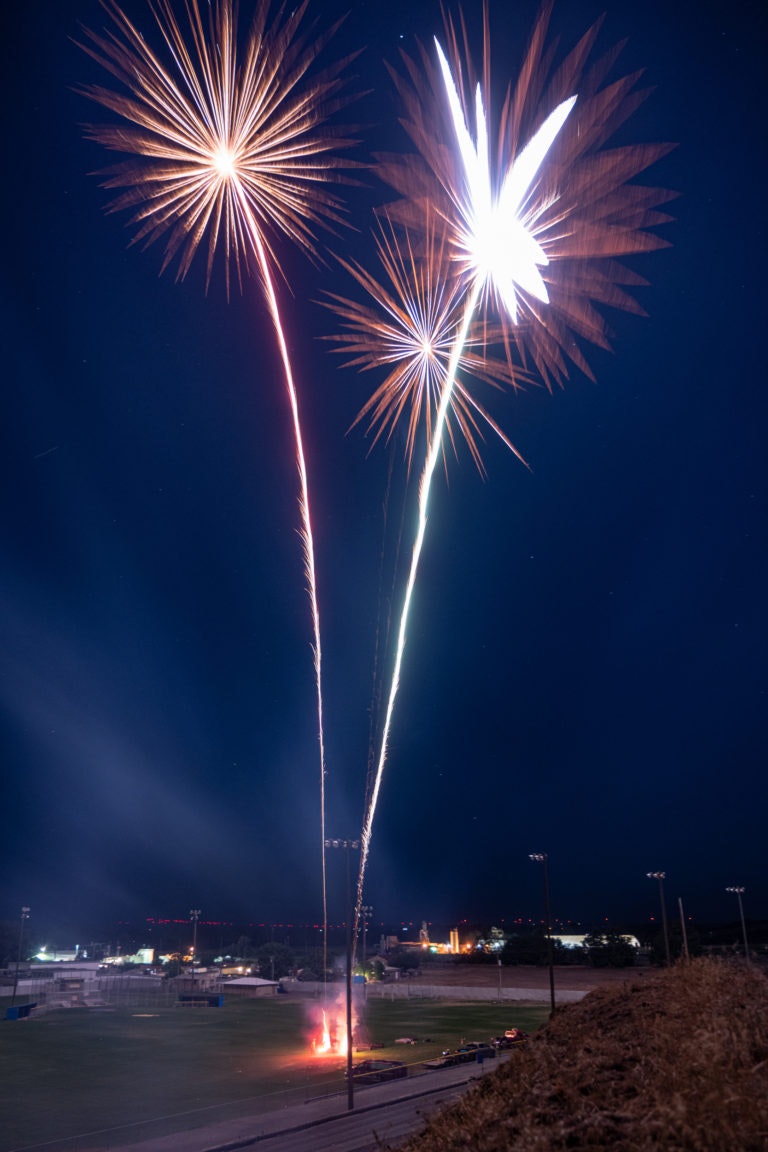 May contain: flare, light, fireworks, nature, night, and outdoors