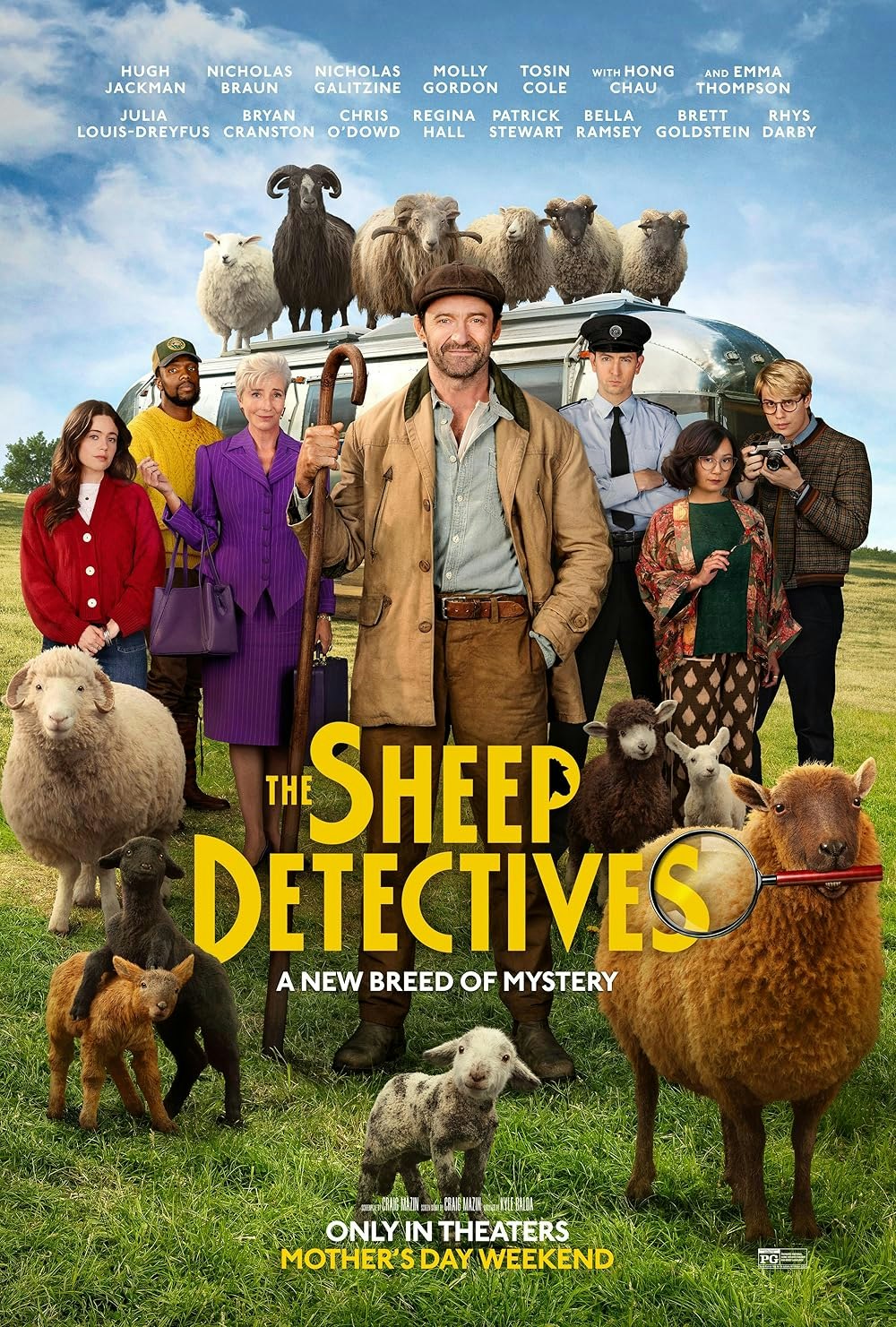 May contain: adult, female, person, woman, advertisement, male, man, animal, livestock, mammal, sheep, photography, bear, and wildlife
