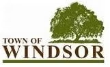 Text "Town of Windsor" with a green tree illustration.