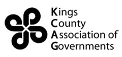 Kings County Association of Governments logo with a stylized design.