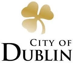 A gold shamrock above the words "City of Dublin".