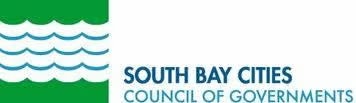 Logo with green and blue waves, text: "South Bay Cities Council of Governments."