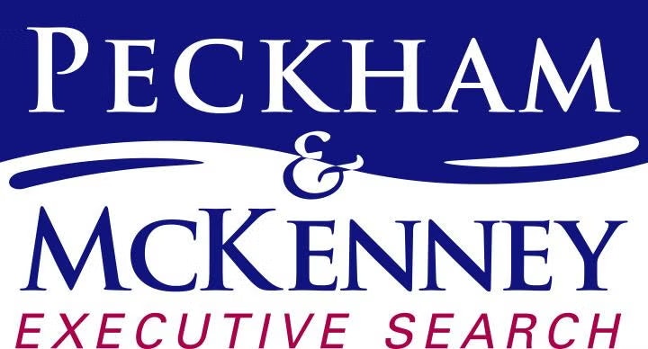 Logo displaying "Peckham & McKenney Executive Search."
