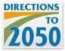 Text: "Directions to 2050" with an arrow design.