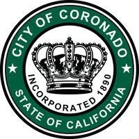 Seal of the City of Coronado, California, featuring a crown and the text "Incorporated 1890."