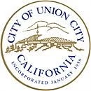 Seal of Union City, California, featuring a bridge and mountain. "Incorporated January 1959" is inscribed at the bottom.