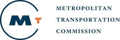 Logo of the Metropolitan Transportation Commission with "M T" inside a partial circle.