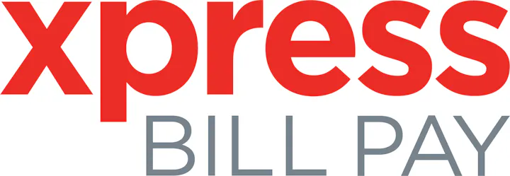 "Xpress Bill Pay" logo in red and grey text.