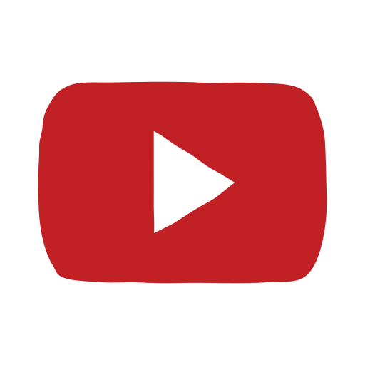May contain: red YouTube play button logo