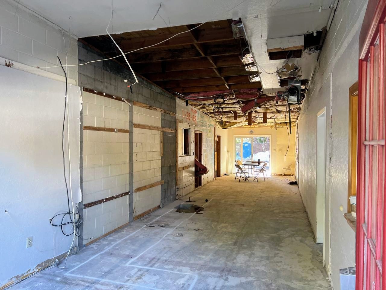 May contain: home renovation work, building, and architecture