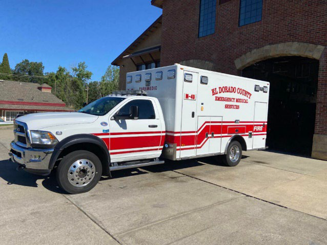 May contain: truck, vehicle, transportation, ambulance, and van