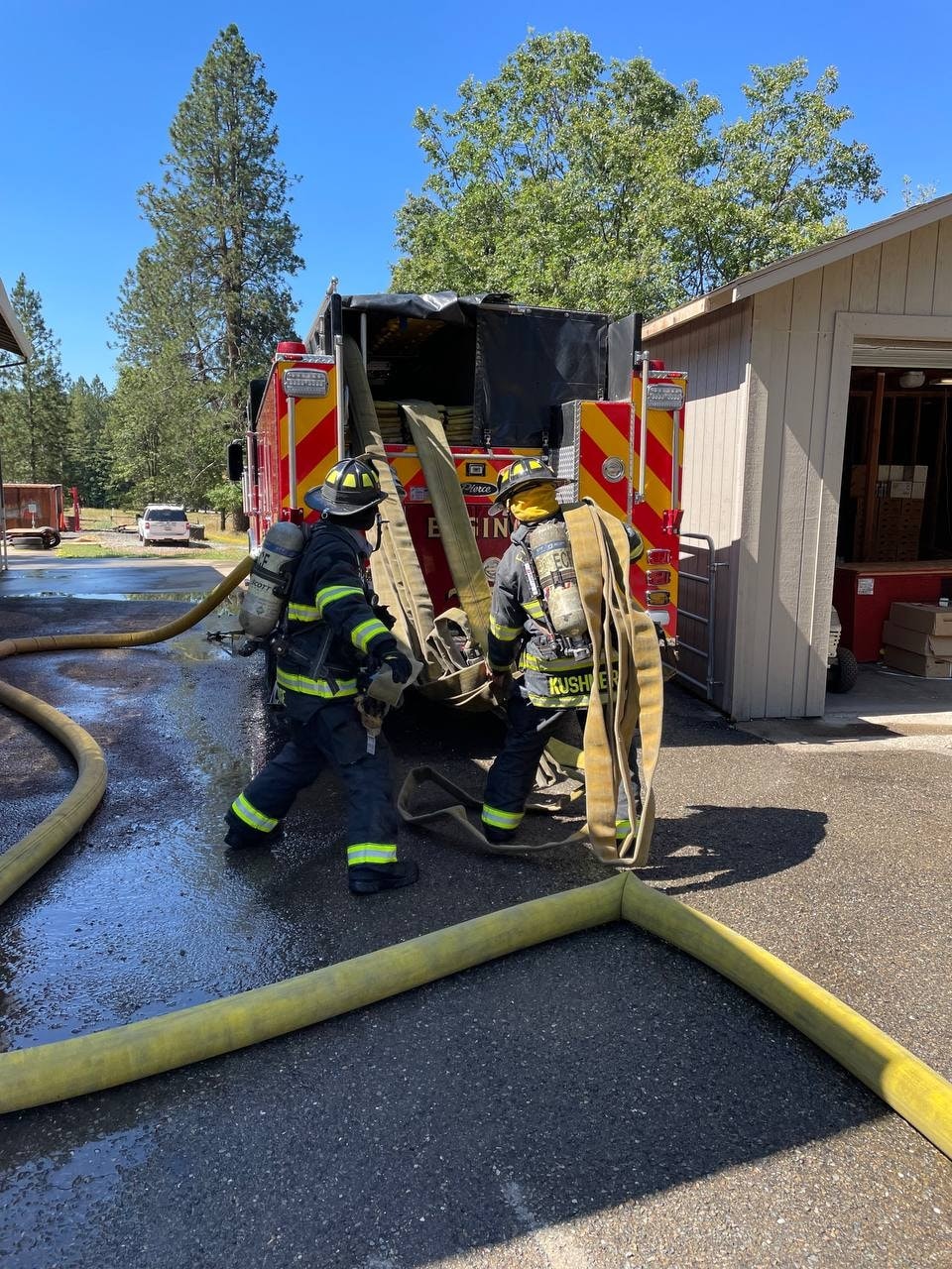 May contain: person, human, and fireman