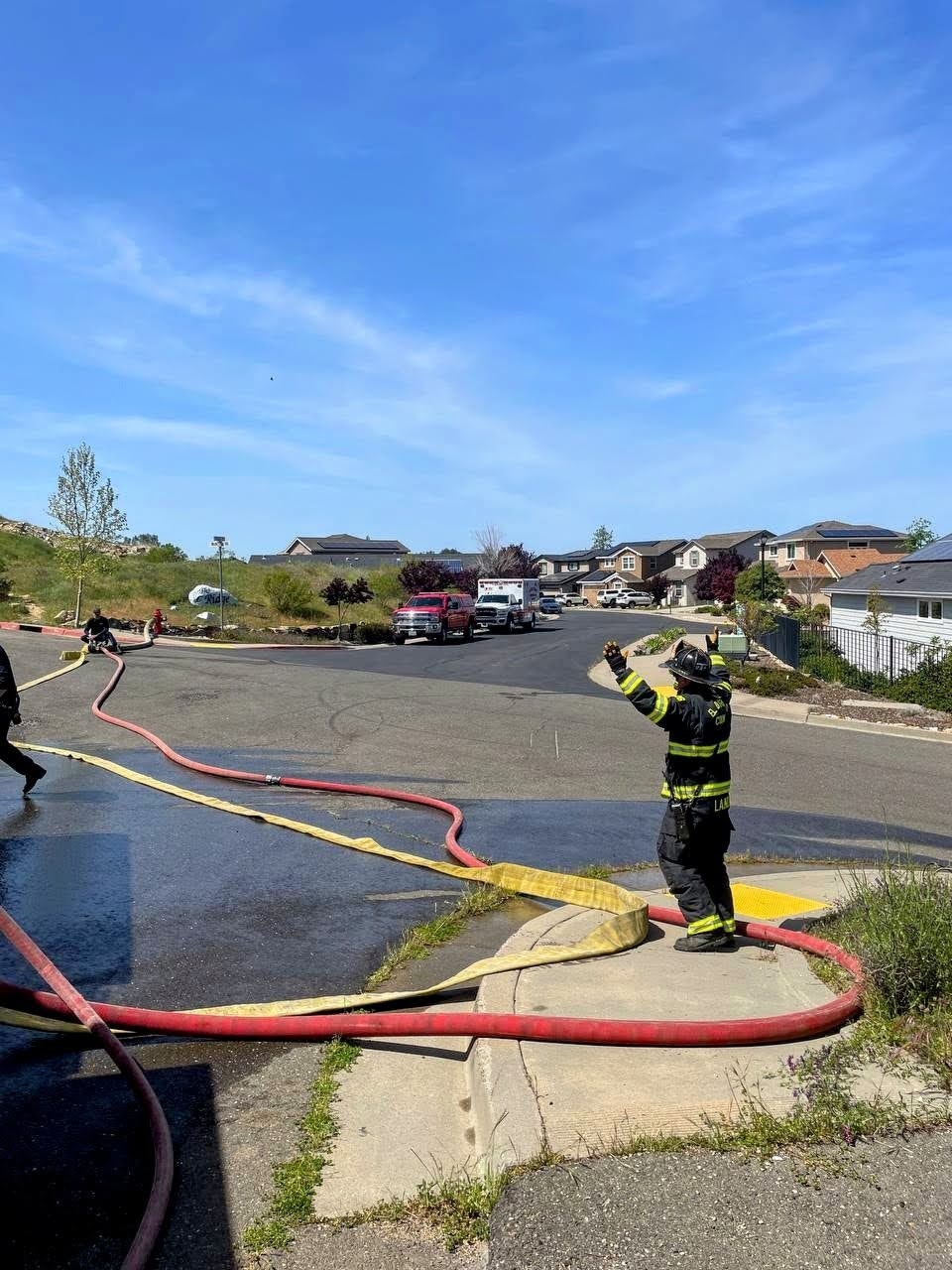 May contain: person, human, and fireman