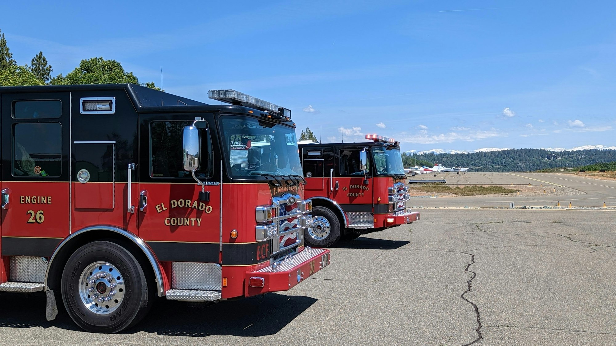 May contain: fire truck, truck, vehicle, and transportation