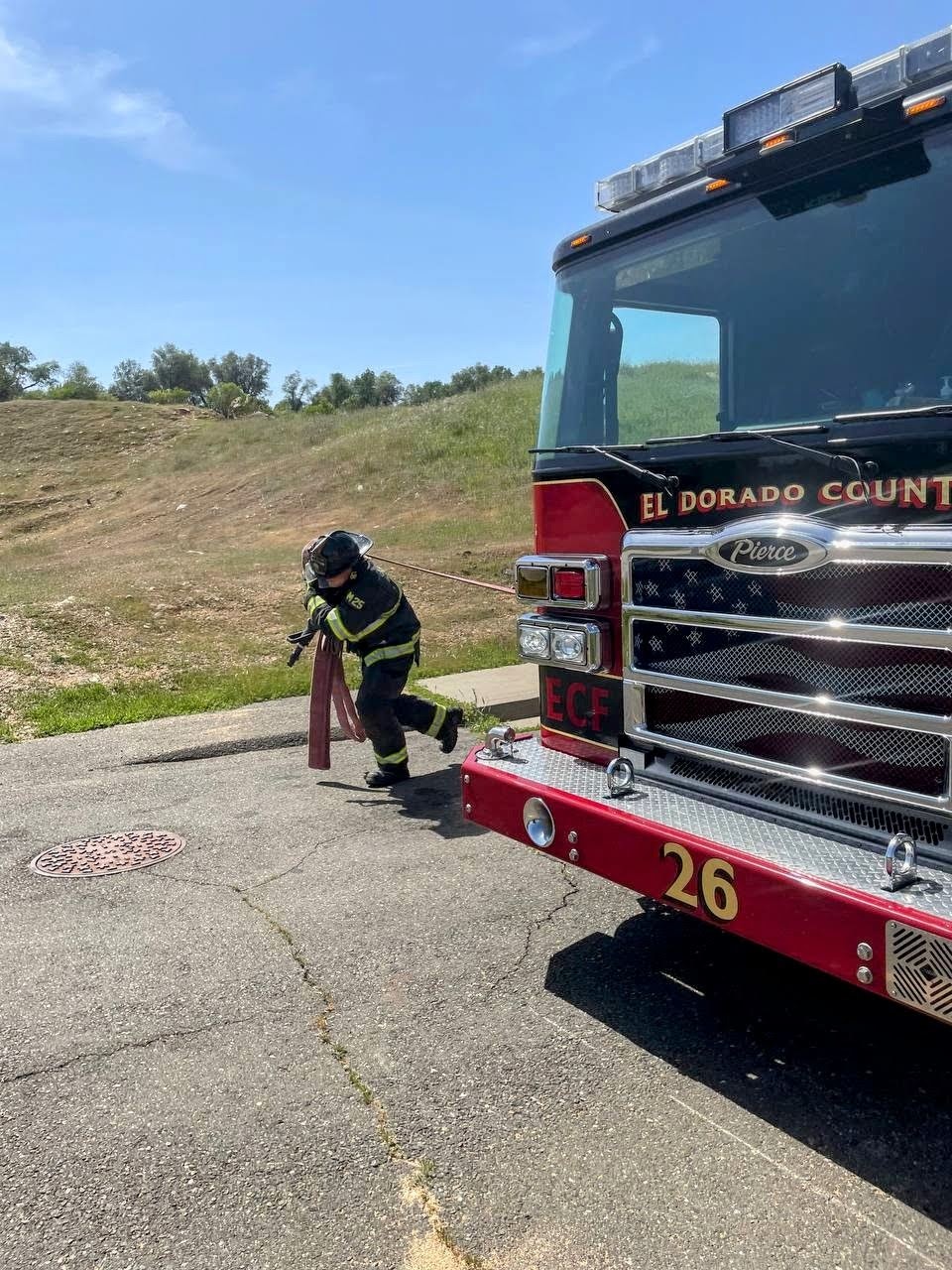 May contain: truck, vehicle, transportation, person, and human