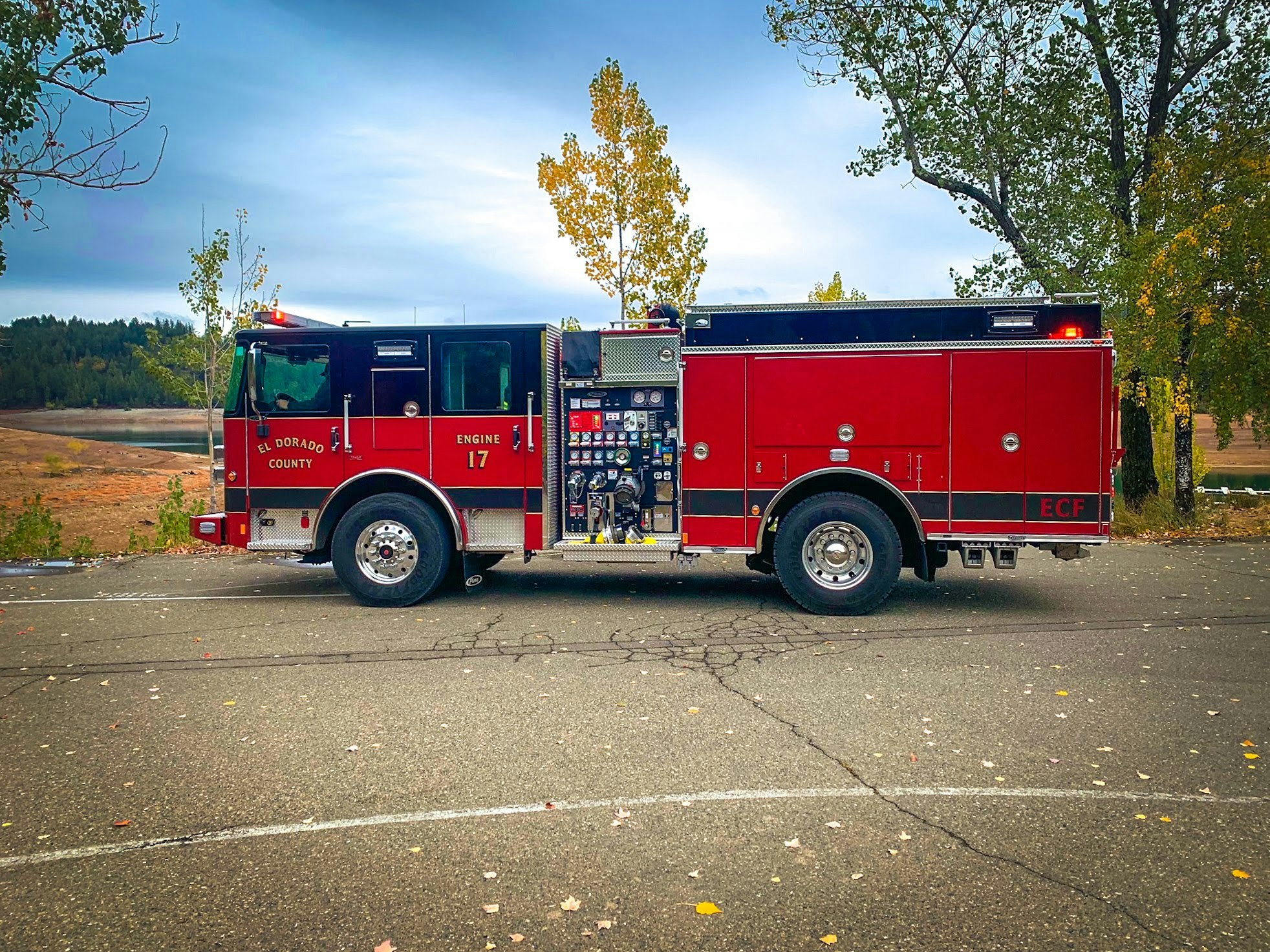 May contain: fire truck, truck, vehicle, and transportation