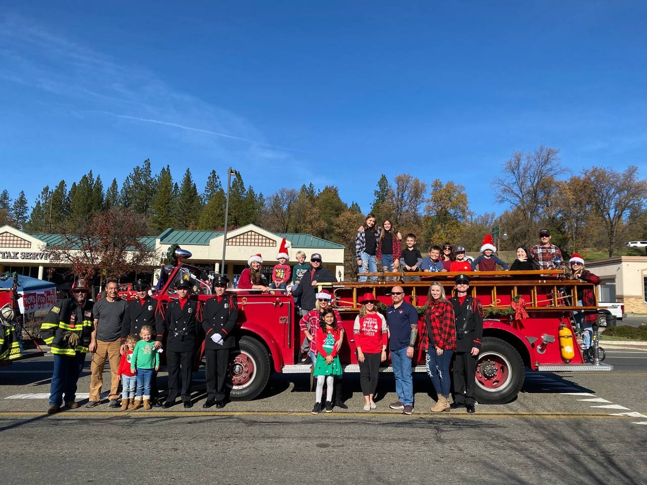 May contain: person, human, fire truck, transportation, vehicle, and truck