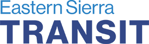 The logo of Eastern Sierra Transit, stylized text with "Transit" underlined.
