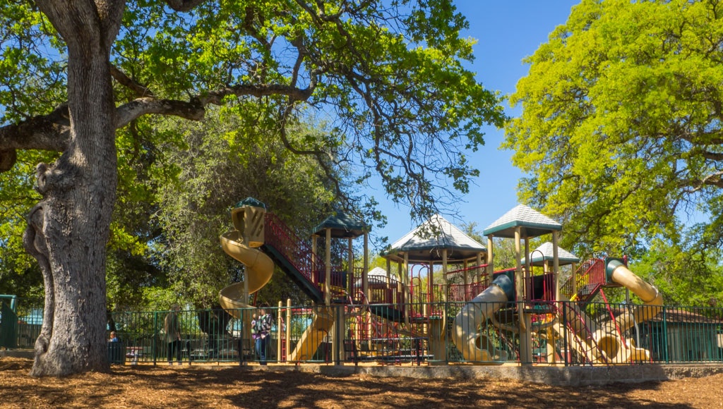 May contain: playground, play area, human, and person